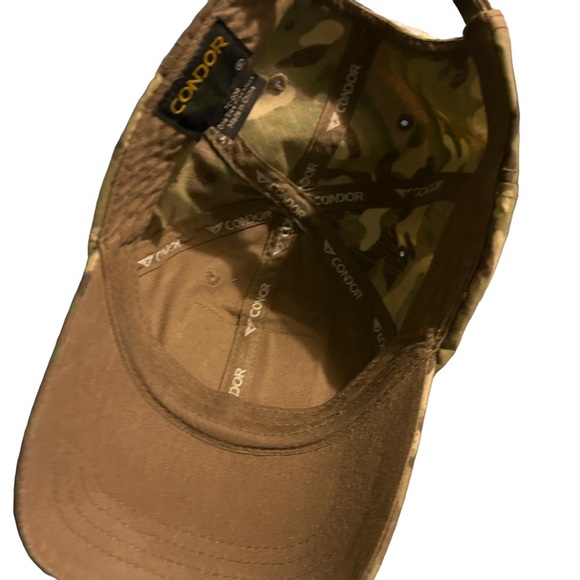 Condor Multicam Hat Tactical Team Camo Patch Ripstop Military Cap adjustable - Picture 5 of 5